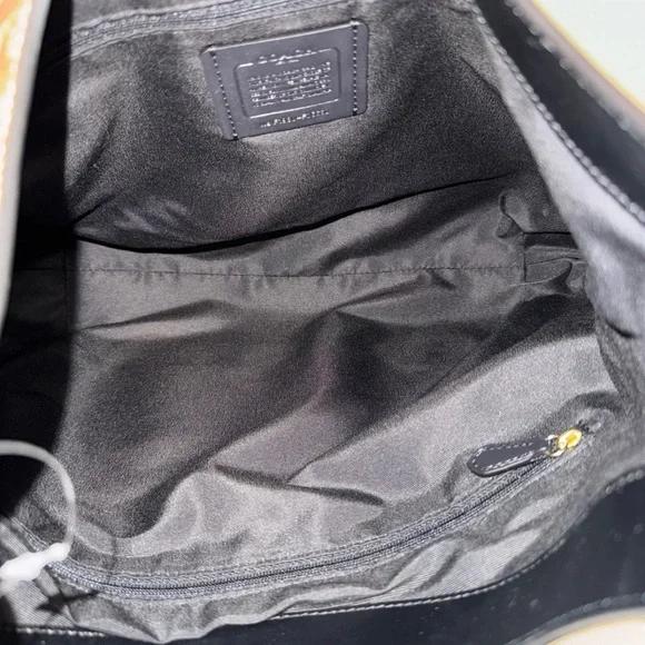 Coach Large Amber Hobo In Signature Canvas with Chelsea Animation and Whipstitch - Picture 10 of 12